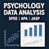 run statistical analysis for psychology or social science data