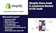 do ui ux, cro audit of your website, app and shopify website