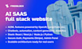 develop a complete ai saas full stack website