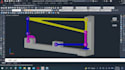 2d, 3d cad model, mechanical drawing assigment in autocad