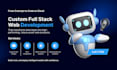 do full stack website development, custom HTML front end website development