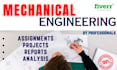 do mechanical engineering problems, projects and assigment