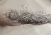 create a beautiful flower tattoo design for your art