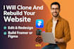 clone edit figma wix framer rebuild redesign wordpress, squarespace gohighlevel