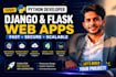 develop responsive django web apps and rest apis