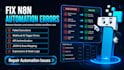 troubleshoot and fix n8n automation workflows