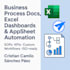 create business process documentation, excel dashboards and appsheet form