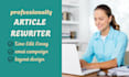 rewrite content writing line edit essay script editing screenwriting film script