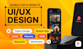 design or redesign your website UI UX in figma