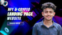 create high converting nft and crypto landing page website