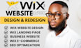 wix website design wix website redesign wix website design develop wix website