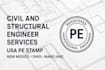 civil and structural engineer services USA pe stamp new mexico ohio maryland