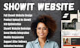 design redesign customize showit website or showit template