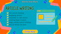 write high quality and engaging SEO articles