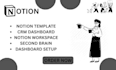 do custom notion template setup design your notion dashboard notion expert