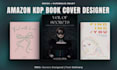 design amazon KDP book cover, ebook and paperback cover