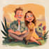 make a disney children cartoon illustration
