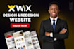 wix website design wix website redesign wix studio redesign wix website design