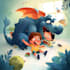 do custom book cover and children book illustrations