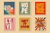 design creative poster and professional typography design