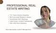 do professional real estate blog and article writing