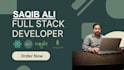 be front end web developer for frontend,full stack, static website
