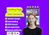 design a high converting elementor landing page in wordpress