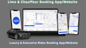 develop limo app, private chauffeur booking app, luxury ride booking app and web