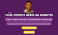 design and develop responsive webflow websites, figma to webflow developer
