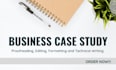 proofread and edit business case study, corporate report or technical manuscript