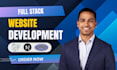 do website development as full stack web developer, PHP laravel HTML CSS react