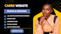 redesign carrd website design carrd website card landing page carrd website