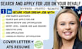 search and apply jobs as a reverse recruiter, CV, linkedin opt job application