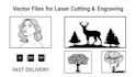 create clean laser cutting and engraving vector  files from image