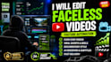 edit faceless cash cow videos for youtube automation