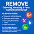 send dmca takedown notice to remove google under dmca