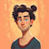disney family couple cartoon portrait