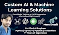 develop custom ai, ml, nlp, and vision projects in python