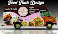 do stunning food truck wrap, food truck design, truck wrap, food trailer,