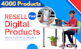 provide you reselling digital products wordpress website