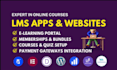 build an lms, elearning, and membership course website using learndash