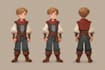do unique 2d game characters, animations, and nfts