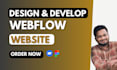 design or develop webflow website, figma to webflow, webflow expert