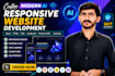 do custom modern ai responsive frontend web development