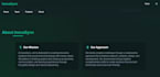 create a responsive react website using react and tailwind