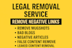 remove negative damaging unwanted links from google under dmca