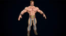 develop low poly 3d character,body builder,3d stylized anime,sculpt human figure