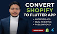 convert your shopify store into a flutter mobile app