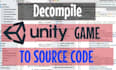 decompile ea, source code, unity game, decompile unity game, reverse engineering