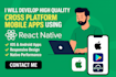 be your expert react native developer